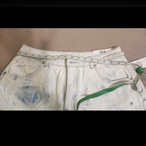 a new day Women's Jean Shorts - White and Blue - Picture 10 of 12